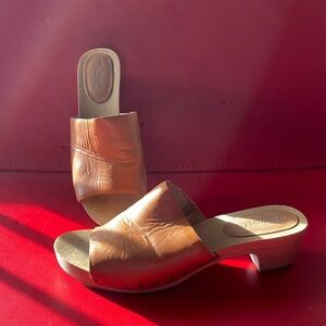 Madewell Leather Evelyn Slide Clog 7.5